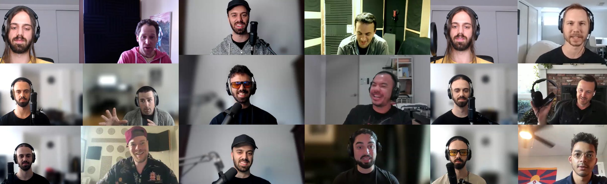 Producers in one-on-one sessions with the Sonic Modeling Method